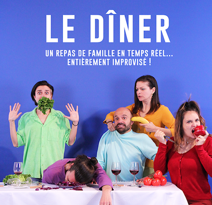 Réserver une place pour "Le Dîner", le spectacle d'improvisation du Studio 55 à Toulouse